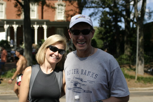 Kim Reynolds and husband Rod Garnas